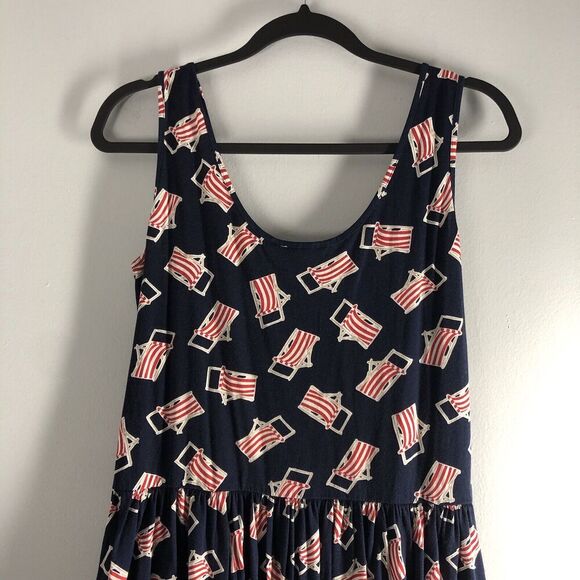 Vintage Lands' End Direct Merchant Size Medium Lawn Chairs Made In Scotland Cute - Picture 12 of 16